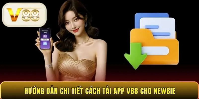 Hướng dẫn chi tiết cách tải app V88 cho newbie